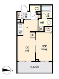 カッシア新高円寺 507 間取り図