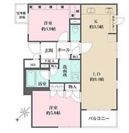 藤和シティコープ桜新町 3階 間取り図
