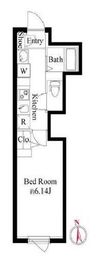 エルファーロ三軒茶屋Ⅱ 203 間取り図
