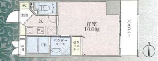 Plumeria 303 間取り図
