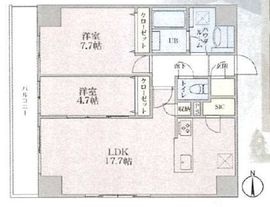 Plumeria 1304 間取り図