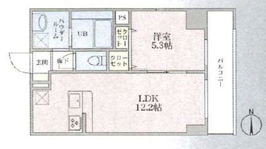 Plumeria 901 間取り図