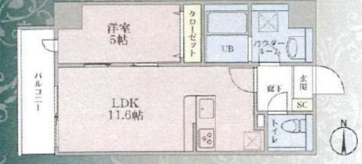 Plumeria 1204 間取り図
