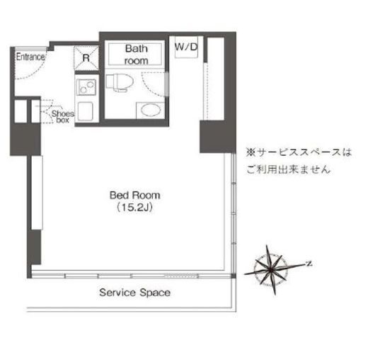 ウエリスアーバン品川タワー 1113 間取り図