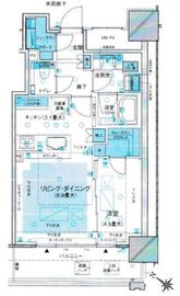 ブランズタワーみなとみらい 8階 間取り図