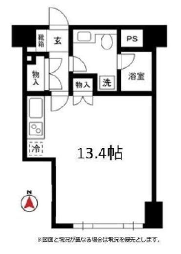 麻布十番ハイツ 502 間取り図