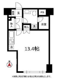 麻布十番ハイツ 502 間取り図