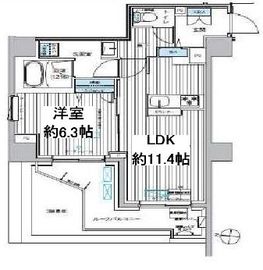 Gate127 403 間取り図