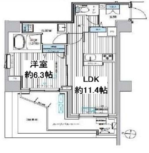 Gate127 502 間取り図
