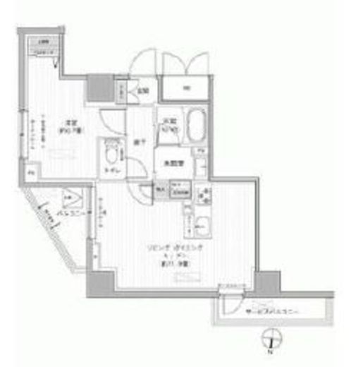 Gate127 405 間取り図