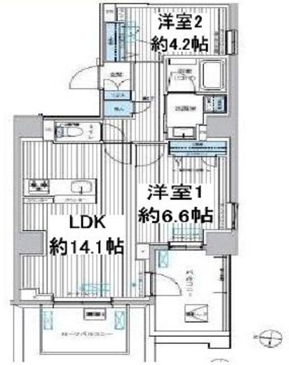 Gate127 501 間取り図
