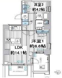 Gate127 501 間取り図