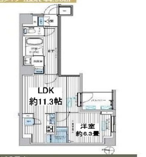 Gate127 302 間取り図