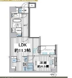 Gate127 302 間取り図
