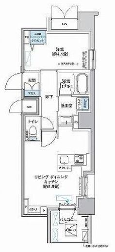 Gate127 201 間取り図