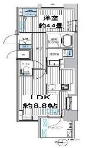 Gate127 301 間取り図