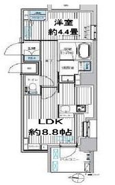 Gate127 401 間取り図