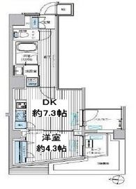 Gate127 402 間取り図