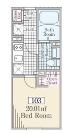 Reve Residence 白金台Ⅲ (レーヴレジデンス白金台Ⅲ) 103 間取り図