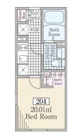 Reve Residence 白金台Ⅲ (レーヴレジデンス白金台Ⅲ) 204 間取り図