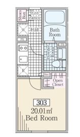 Reve Residence 白金台Ⅲ (レーヴレジデンス白金台Ⅲ) 303 間取り図