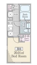 Reve Residence 白金台Ⅲ (レーヴレジデンス白金台Ⅲ) 304 間取り図