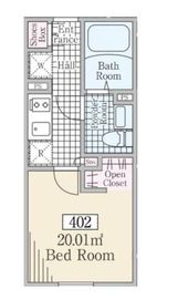 Reve Residence 白金台Ⅲ (レーヴレジデンス白金台Ⅲ) 402 間取り図