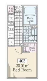 Reve Residence 白金台Ⅲ (レーヴレジデンス白金台Ⅲ) 403 間取り図