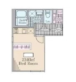 Reve Residence 白金台Ⅱ (レーヴレジデンス白金台Ⅱ) 203 間取り図