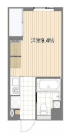 モデリアブリュット参宮橋 203 間取り図