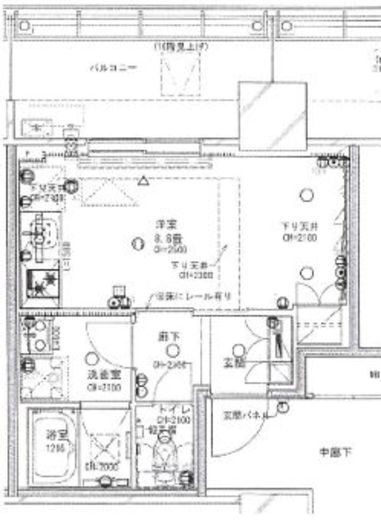 ブリリアタワー浜離宮 10階 間取り図