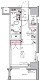 SYLA SAKURAGICHO 703 間取り図