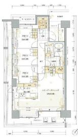 HARUMI FLAG SEA VILLAGE (晴海フラッグ シーヴィレッジ) 9階 間取り図