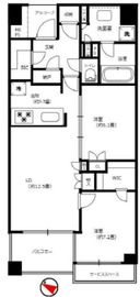 プラウド神楽坂ヒルトップ 1階 間取り図