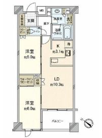 ザ・ライオンズ池袋 6階 間取り図