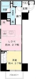 MODIER KOMAZAWA (モディア駒沢) 801 間取り図