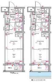 PREMIUM CUBE 中野富士見町 (プレミアムキューブ中野富士見町) 2階 間取り図