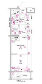 PREMIUM CUBE 中野富士見町 (プレミアムキューブ中野富士見町) 4階 間取り図