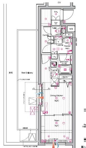 PREMIUM CUBE 中野富士見町 (プレミアムキューブ中野富士見町) 3階 間取り図