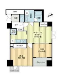 グランドメゾン田町 5階 間取り図