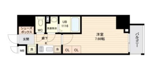 オープンブルーム品川南大井 205 間取り図