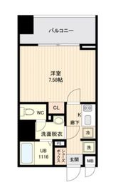 オープンブルーム品川南大井 501 間取り図