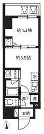 ハーモニーレジデンスグローバルキャピタル 501 間取り図