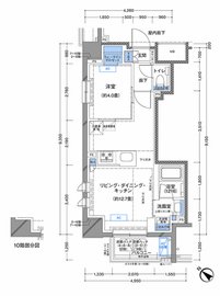 ラティエラ横濱大通り公園 1001 間取り図