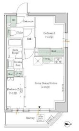 ONE ROOF RESIDENCE SHIN OKACHIMACHI (ワンルーフレジデンス新御徒町) 1103 間取り図