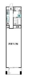 月村マンションNo.28 202 間取り図