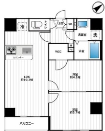 Latias京橋 (ラティアス京橋) 401 間取り図