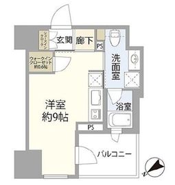 パークホームズ浜松町 9階 間取り図