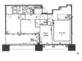 シティタワー武蔵小杉 43階 間取り図