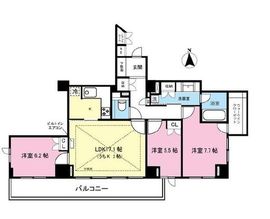 パークハウス池田山公園白金台の杜 9階 間取り図